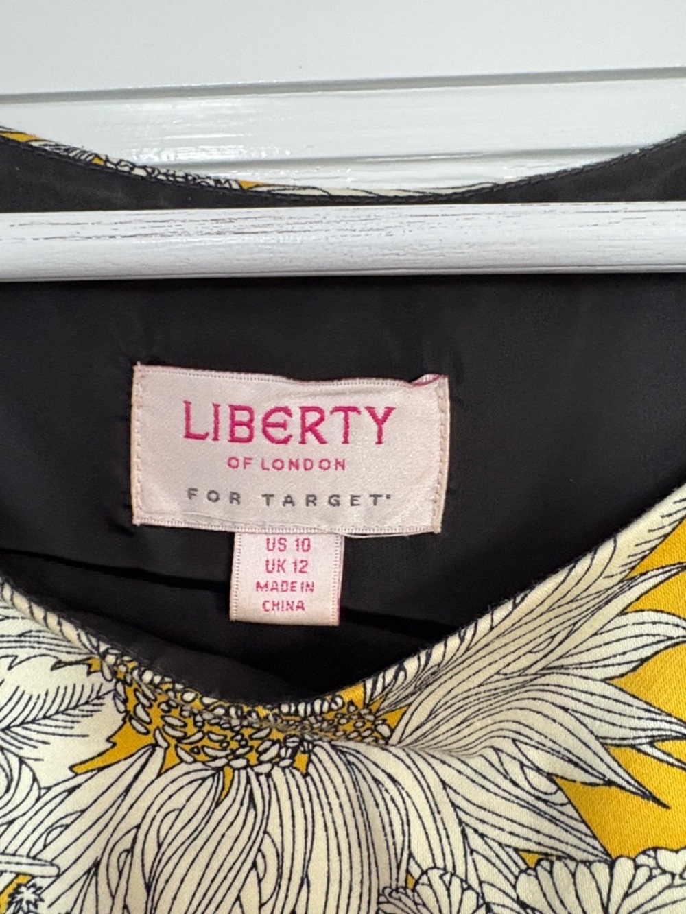 Liberty of London for Target Yellow Botanical Sheath Dress 2009 collection - Picture 2 of 10
